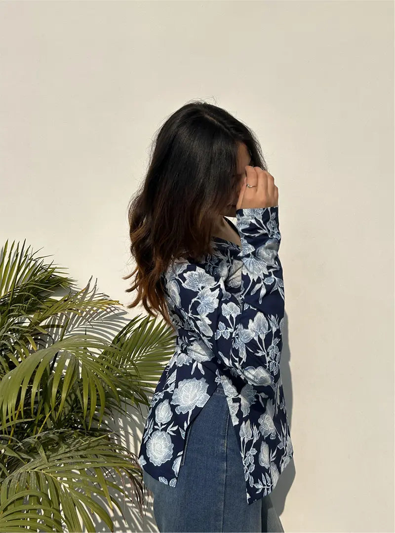 Alisha Straight Sleeves Kurti by Evara