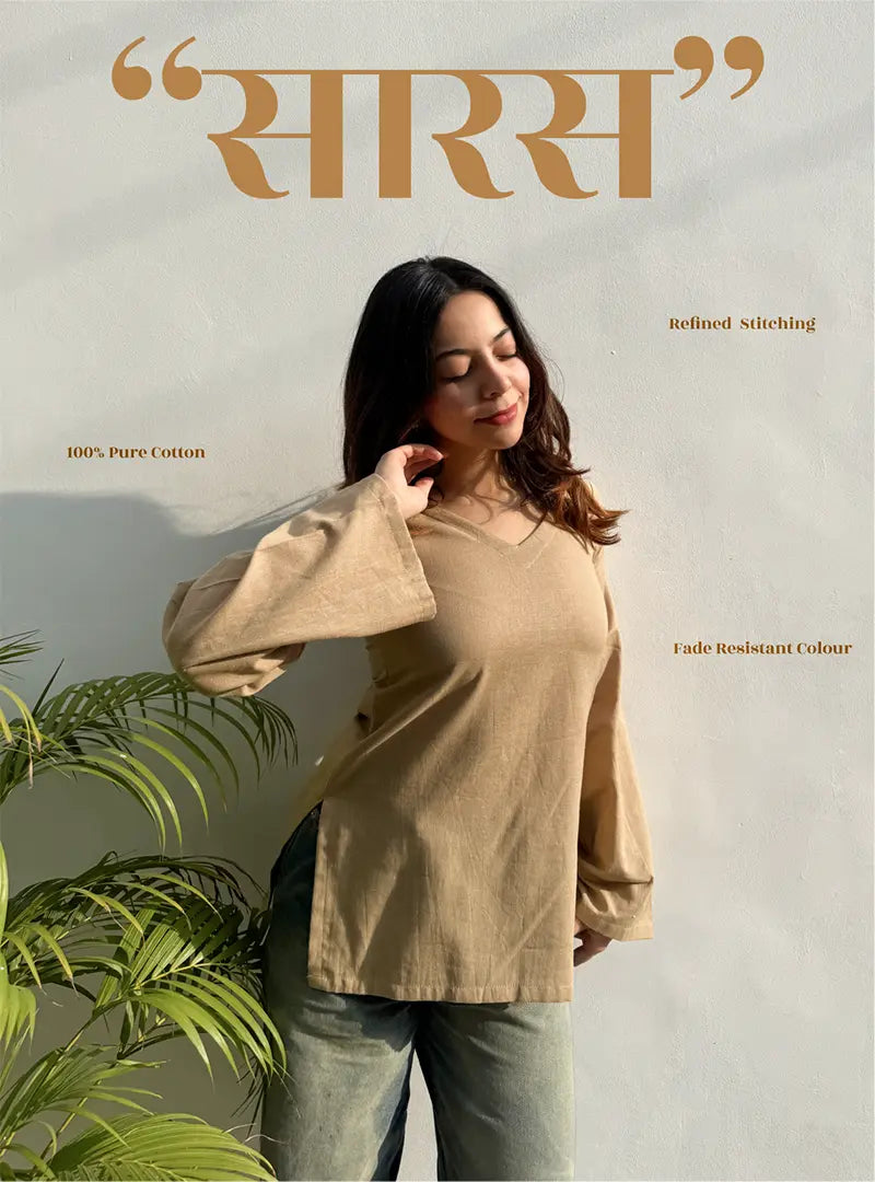 Saaras Bell Sleeves Kurti by Evara