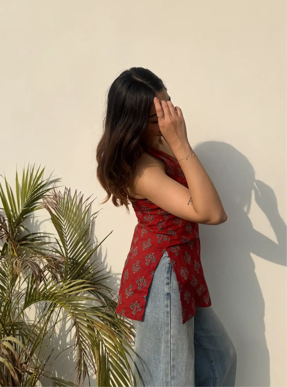 BAIRI HALTER NECK KURTI