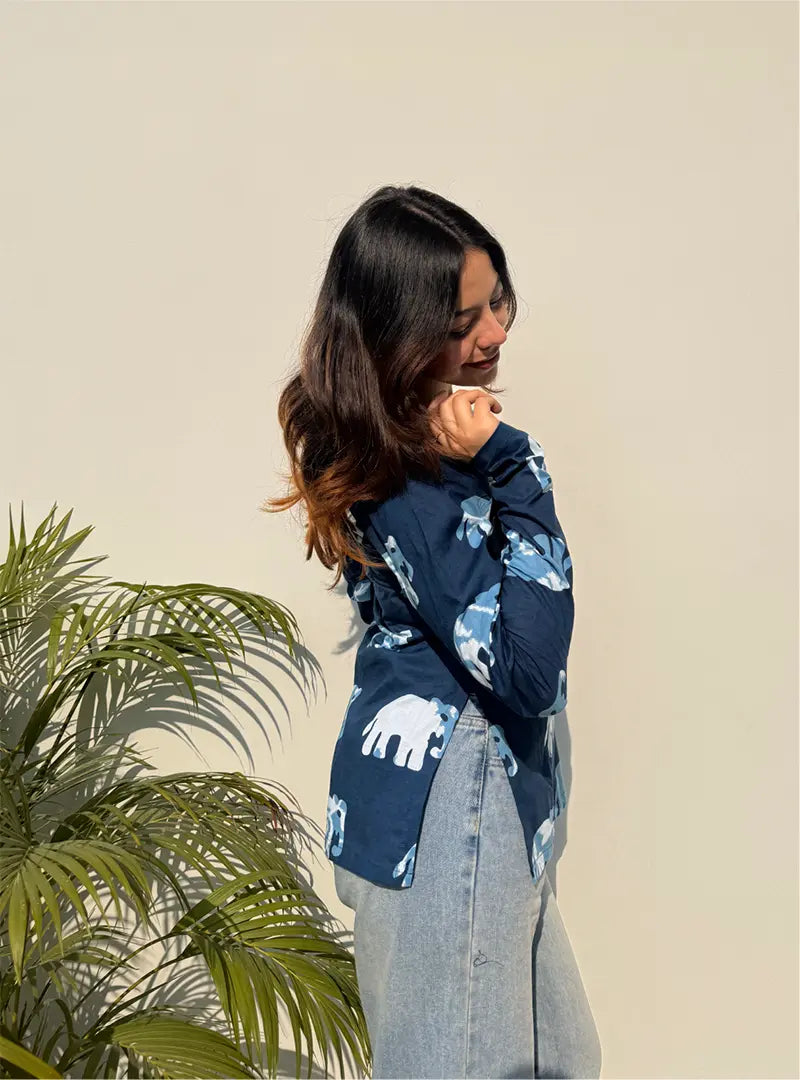 Arnika Boat Neck Kurti by Evara