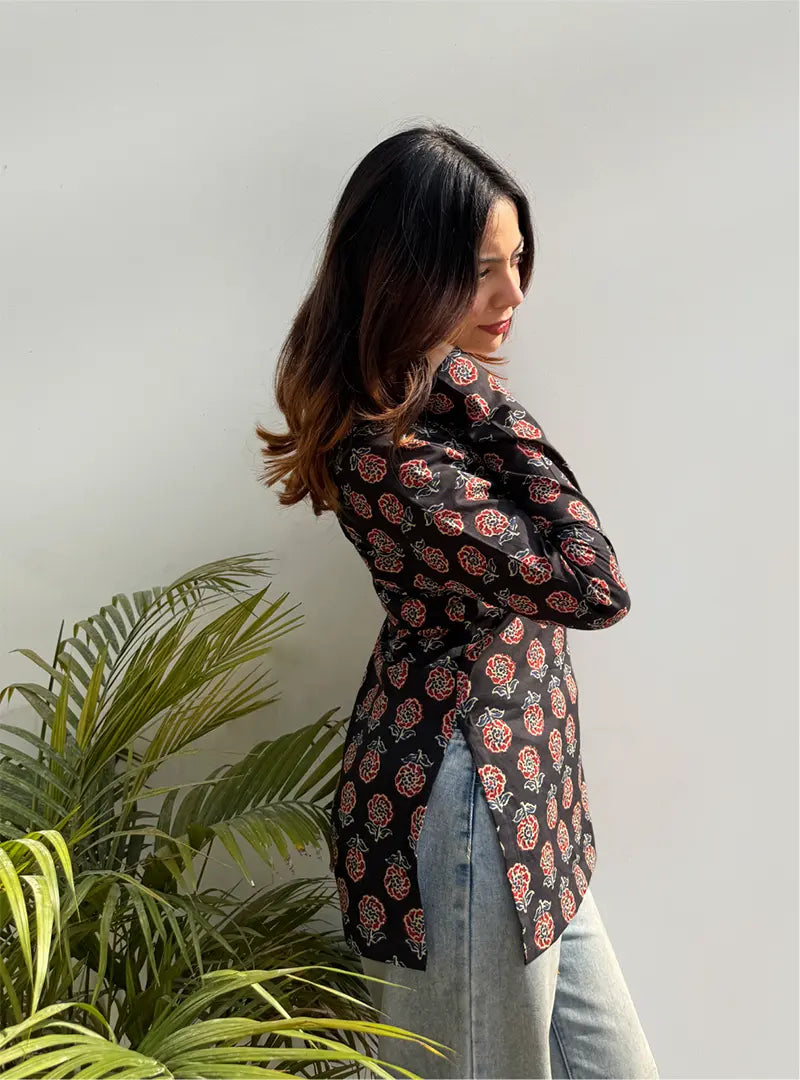 Aniya Square Neck Kurti by Evara