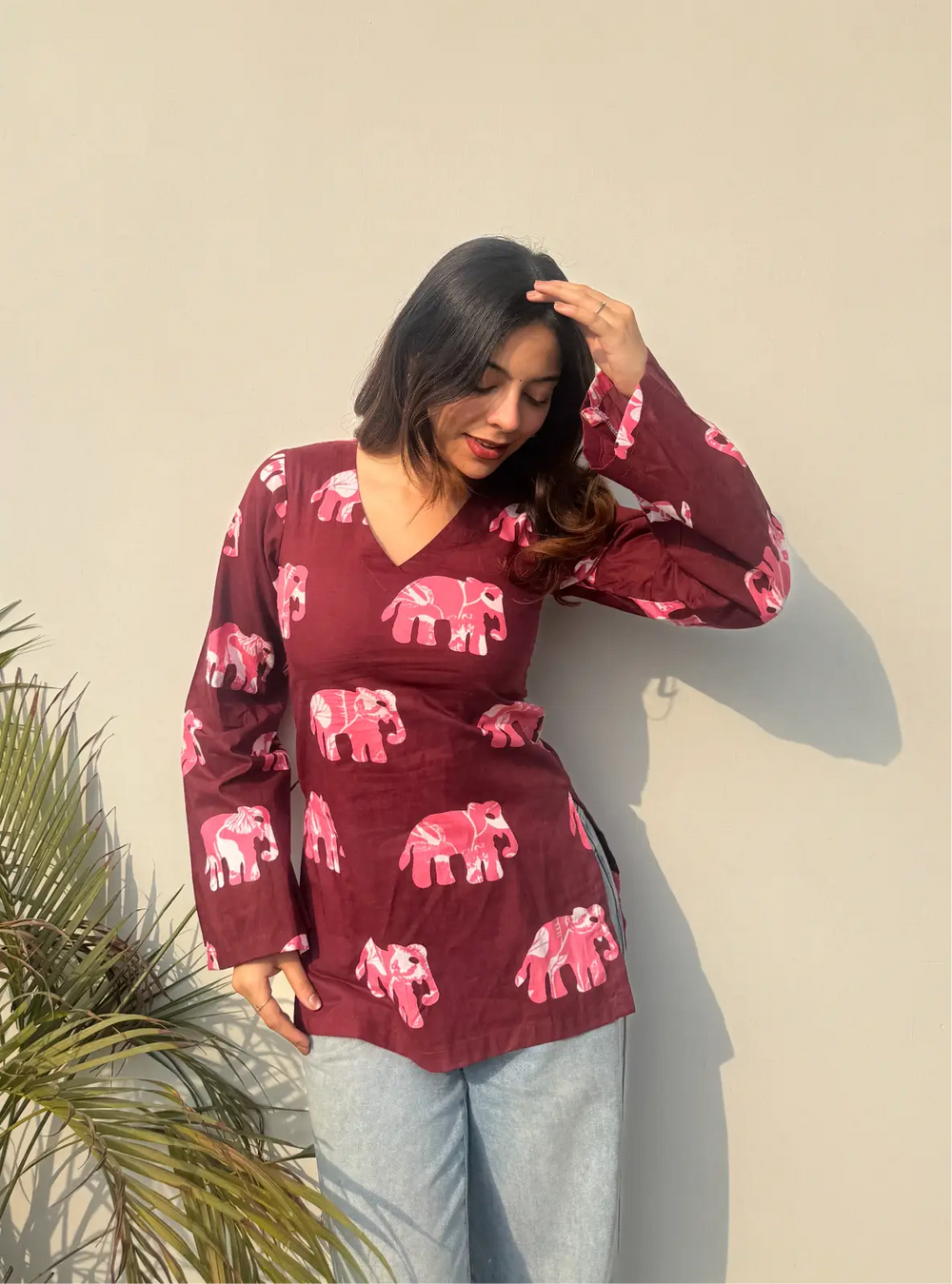 IZHAAR BELL SLEEVES KURTI